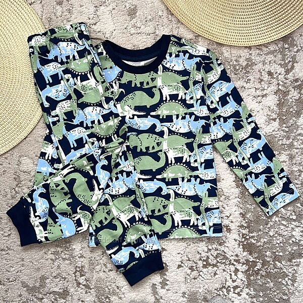 Піжама котонова Dino Штанці на манжетах. Розмір 2/3 роки