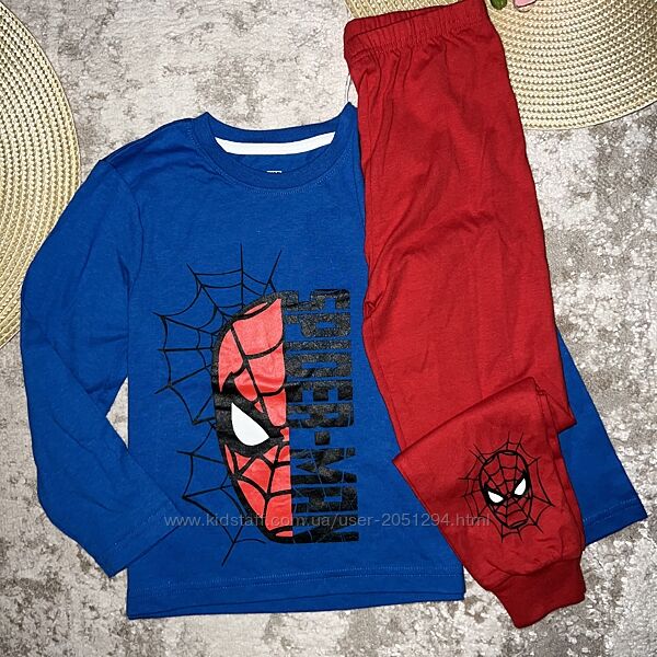 Піжама котонова Spider Man 100  котон Розмір 3-4 роки