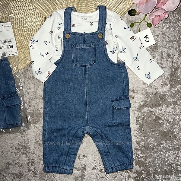 Комбінезон з тонкого деніму на котоновому підкладі. В комплекті є котоновий