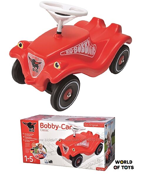 Машинка для катання малюка BIG Bobby-Car-Classic з зах. нас. , 0001303