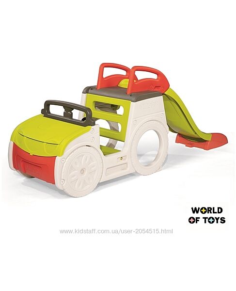 Дитячий Ігровий центр Smoby Автомобіль з гіркою та пісочницею, 840205