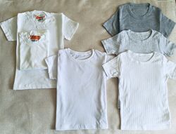 PRIMARK. нательные маечки- футболки от 4-х до 5-ти лет. Термо. Натуральные 