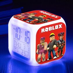 Roblox роблокс  Красочный многофункциональный светодиодный будильник