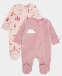 Флісові чоловічки на блискавці Dunnes 9-12міс, 12-18міс. Англія