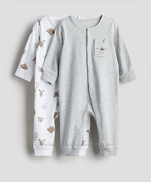 Ромпери чоловічки H&M  12-18міс, 18-24міс.