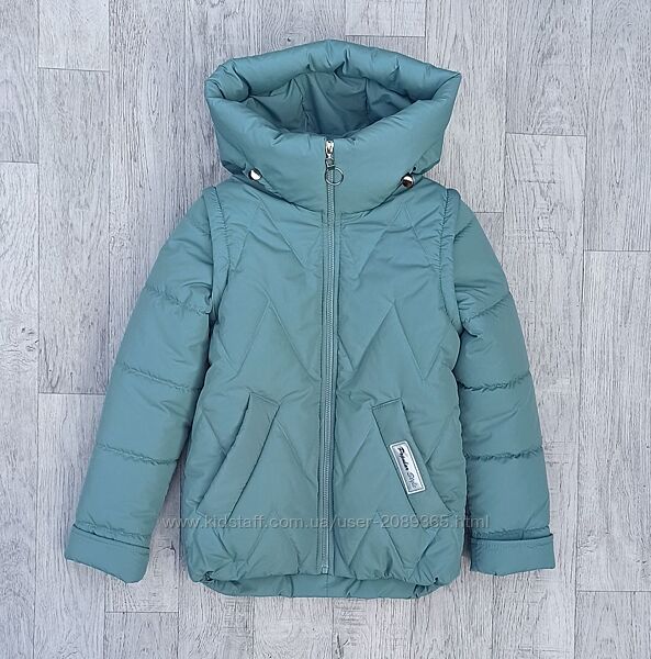 Куртка-жилет Демі Весна/Осінь 2в1 Розміри 34-44