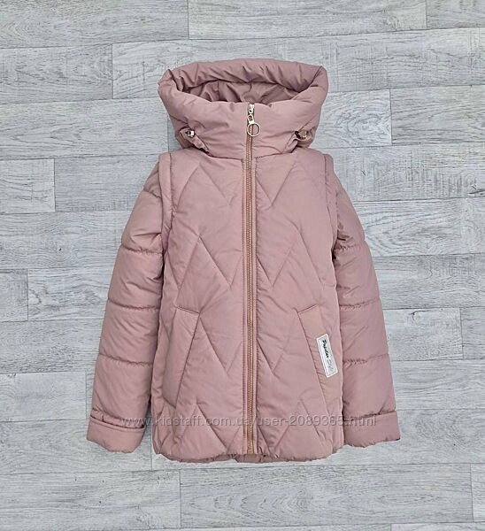 Куртка-жилет Демі Весна/Осінь 2в1 Розміри 34-44