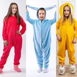 Кігурумі - піжама комбінезон заєць, кролик теплий для дівчаток та хлопчиків