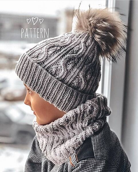 Шапка и снуд Winter Style Елена Грабенко