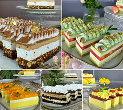 Сборник нарезных пирожных Восхитительное ассорти 2023 Надежда Коломейцева