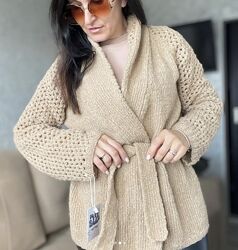  Кардиган-халат Светлана Голуб МК sgknitting