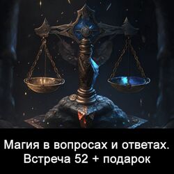  Встреча 52 Ксения Меньшикова  Магия в вопросах и ответах.