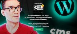 Создание сайтов на WordPress с нуля без кода 2023. Тариф Стандарт Стас Бык