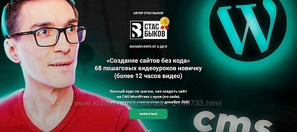 Создание сайтов на WordPress с нуля без кода 2023. Тариф Стандарт Стас Бык