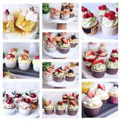 Капкейки. Летний сборник 10 видов капкейков nezabudkacake