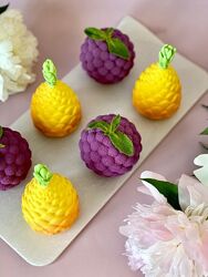  Муссовые десерты Ананасики с начинкой Манго-маракуйя-шоколад А. Политыкина