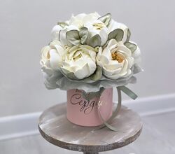 zefiroorb Сборка зефирного букета в шляпной коробке 2.0 А. Попова