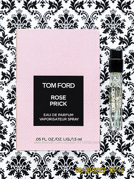 Оригинал пробник Tom Ford унисекс духи Rose Prick шипровые цветочные духи
