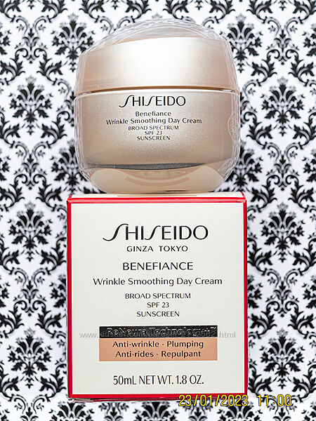 Антивозрастной крем Shiseido Benefiance Wrinkle Smoothing Day Cream SPF 25