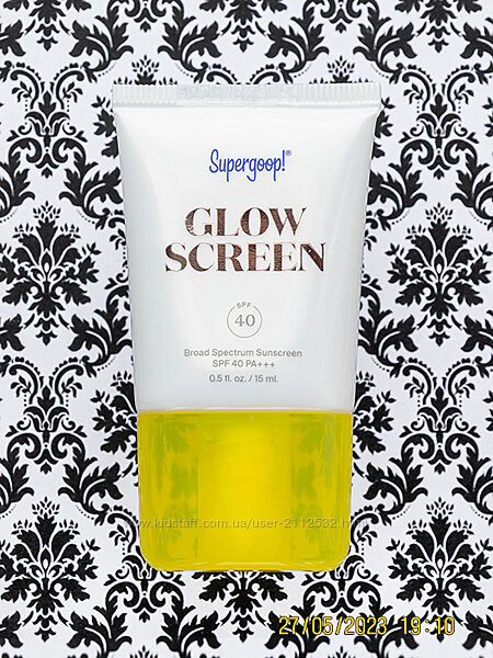 Крем праймер для сияния кожи Supergoop Glow Screen SPF 40 Sunscreen