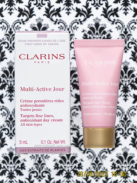 Антивозрастной крем Clarins Multi-Active Jour против морщин для сияния кожи