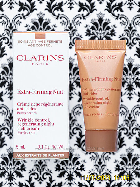 Антивозрастной ночной крем Clarins Extra Firming Nuit против морщин