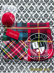 Шотландская косметичка Estee Lauder Scottish Cosmetic Bag с принтом