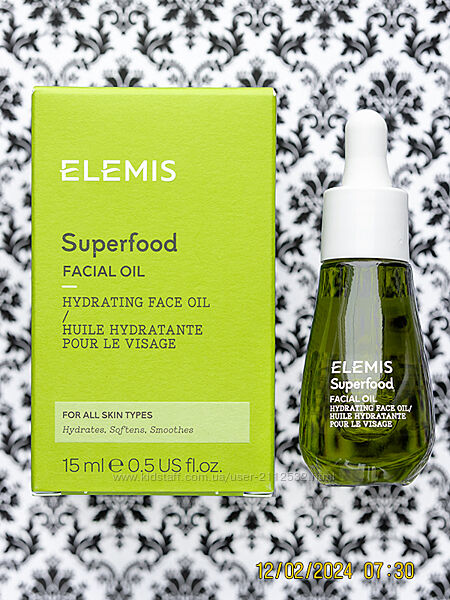 Питательное масло для лица Elemis Superfood Nourishing Facial Oil
