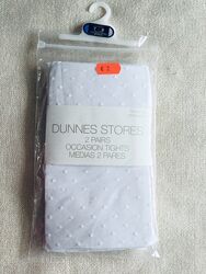 Колготки Италия Dunnes by Primark 7-8 лет белоснежные нарядные нейлоновые 