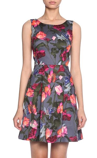 KAREN MILLEN Дорогий бренд S-M Квіткова сукня з останньої колекції на підкл