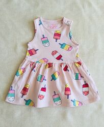 F&F Ф энд Ф Брендовое платьице сарафан. яскравий принт 100 бавовна. Модн