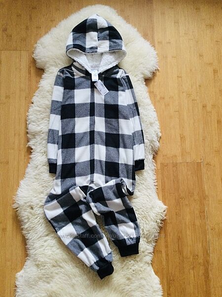 Childrens Place США Флісовий кігурумі в клітинку Супер - тепла піжама . мя