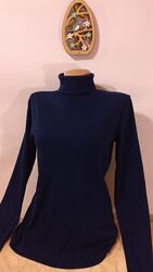 Primark 100 cotton водолазка-гольф. Натуральний, стан ідеальний, колір nav