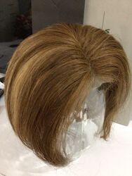 Шикарный парик каре натуральные волосы легкий, новый с этикеткой