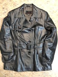 Кожаная куртка mondial женская серого цвета. размер 52