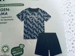 Pepperts. Німеччина Літня піжама, дитячий комплект. футболка і шорти з Паль