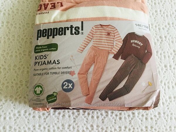 Pepperts. Німеччина. набор піжам. нова колекція 2023, можна міксувати між с