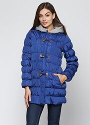 Тепла осіння куртка жіноча синя Silvian Heach р. XS, S, M