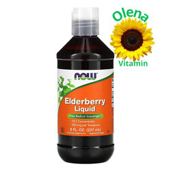 Чорна бузина NOW Foods Elderberry Liquid