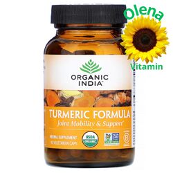Куркума високоякісна органічна Куркумін Organic India Куркумин