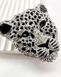 Очень красивая стильная брошь в стиле cartier леопард, брошь леопард