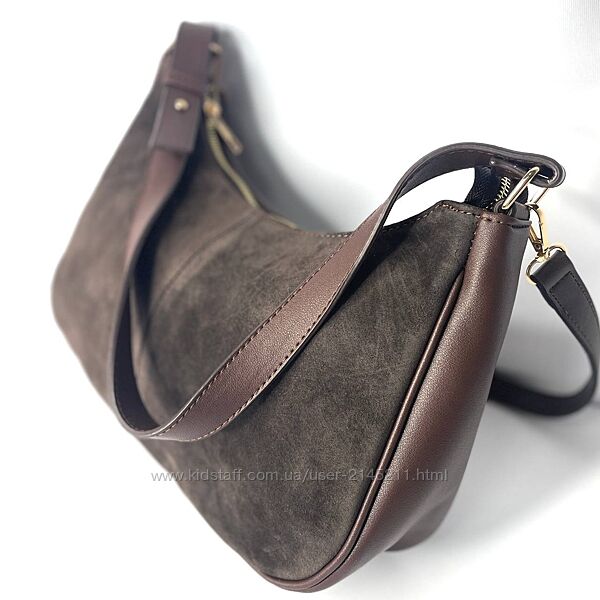 Жіноча сумка із замші / Lux 025