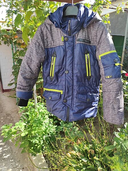Зимова куртка на хлопчика зріст 128-134