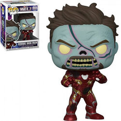 Фігурка Funko Pop Фанко Marvel What Zombie Iron Man Marvel Зомбі Залі