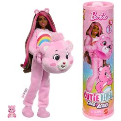 Кукла Barbie Cutie Reveal Care Bears Series з костюмом ведмежати Cheer Bea