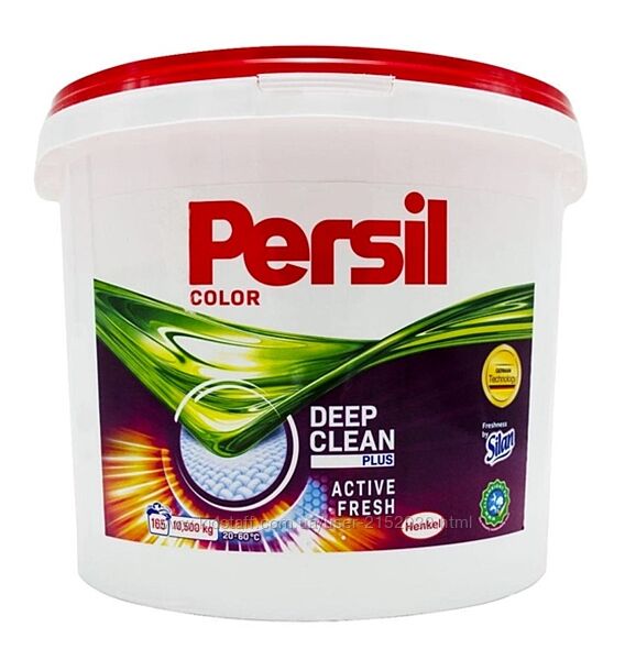 Пральний порошок Persil Color Deep Clean Plus 10,5 кг Відро 165 прань