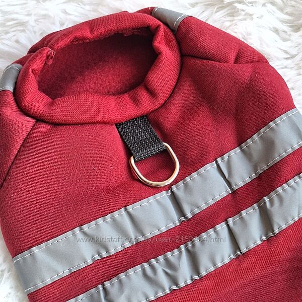 Трикотажний светр джемпер на флісі для малих порід собак