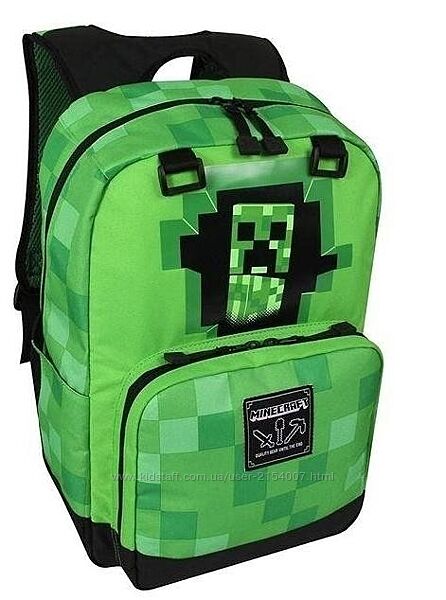 Рюкзак JINX Minecraft Geekland Creeper зеленый