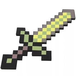 Золотой меч Minecraft 60см