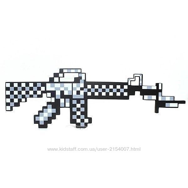 Пиксельный Железный Автомат Minecraft 62см